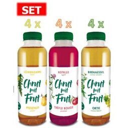 CHRUT mit FRUT - Trial set small (3 x 4 bottles)