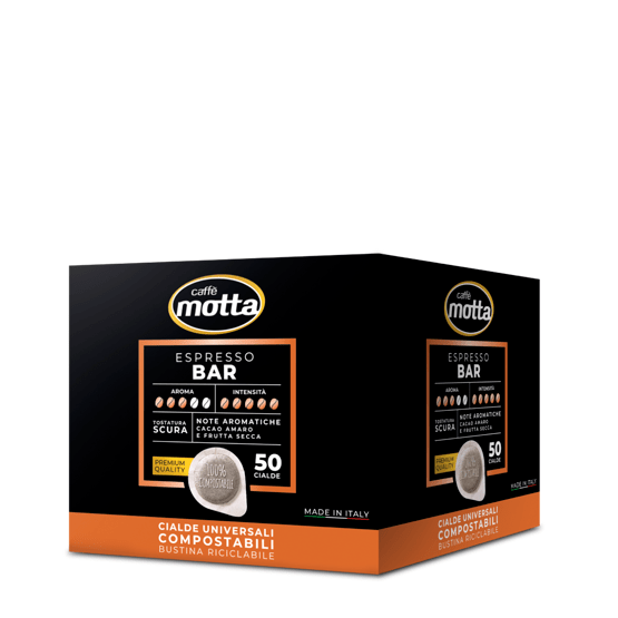 Caffè Motta - Cialde Espresso Bar (200 Pads = 4 x 1 Box mit 50 Pads)