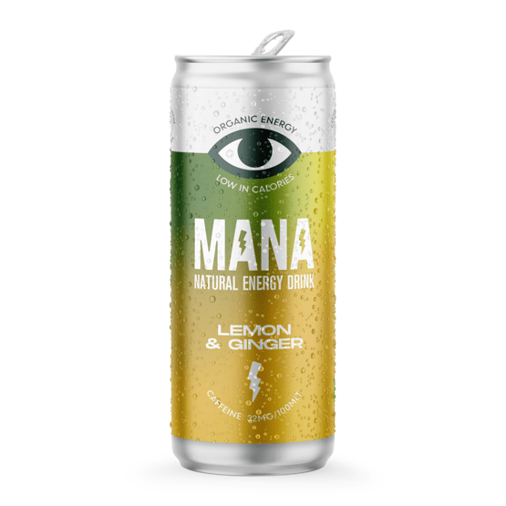 MANA - Energy Drink - Zitrone Ingwer (1 x 250ml Dose)